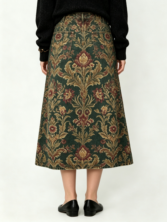 Evergreen Prairie RB-SKT10 – Back View – Riley – Dark Green