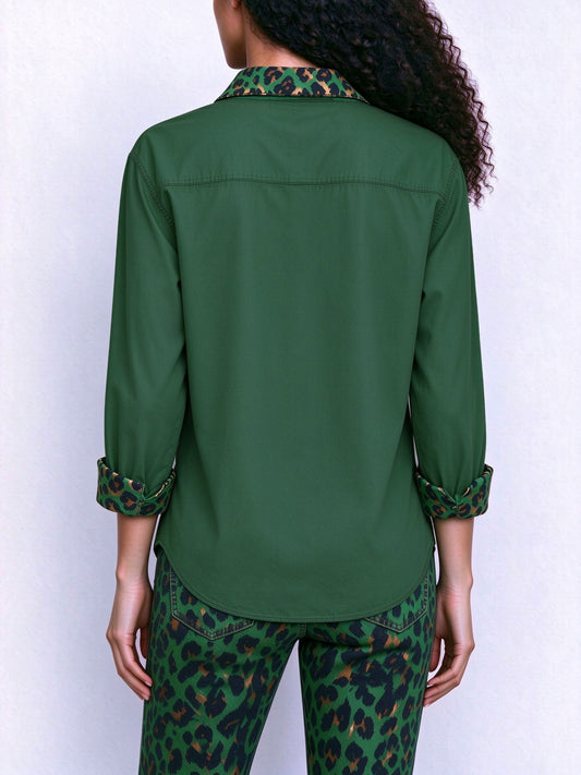 Rio Grande Spots Long Sleeve Denim Shirt