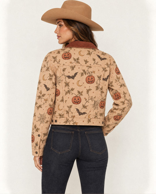 Pumpkin Prairie Tan RB-JKT01 – Back View – Riley – tan