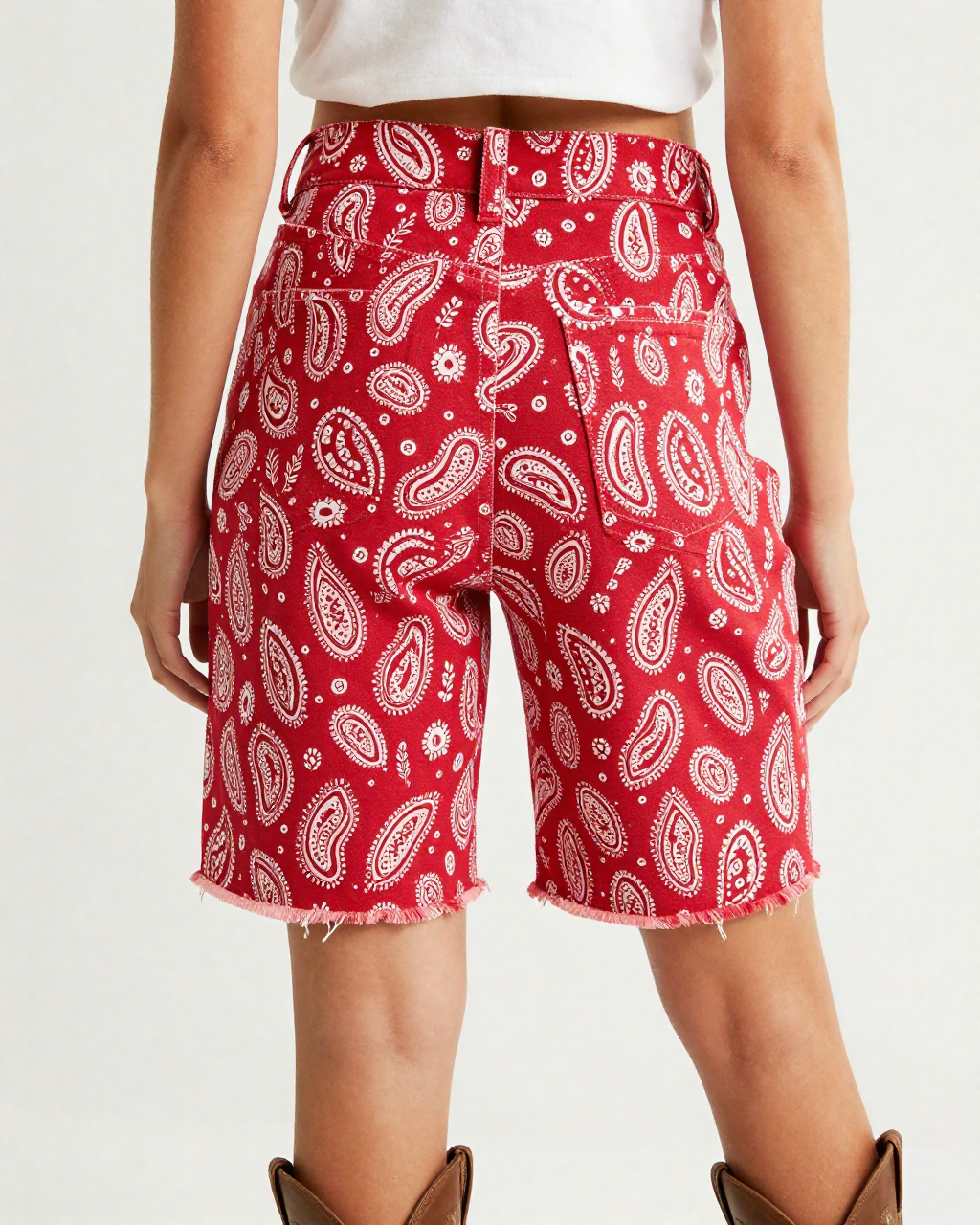 Rodeo Red RB-BOT08 – Back View – Jessie – Red