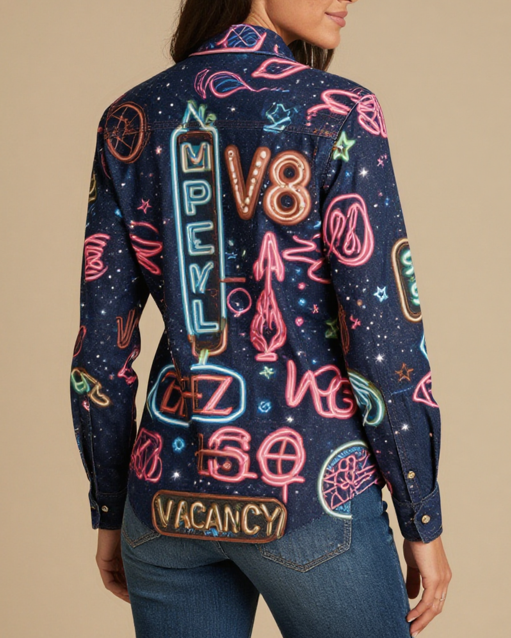 Neon Revival RB-TOP12 – Back View – Mara