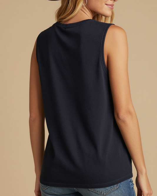 Where the Dust Sings RB-TOP13 – Back View – Riley – Washed Black
