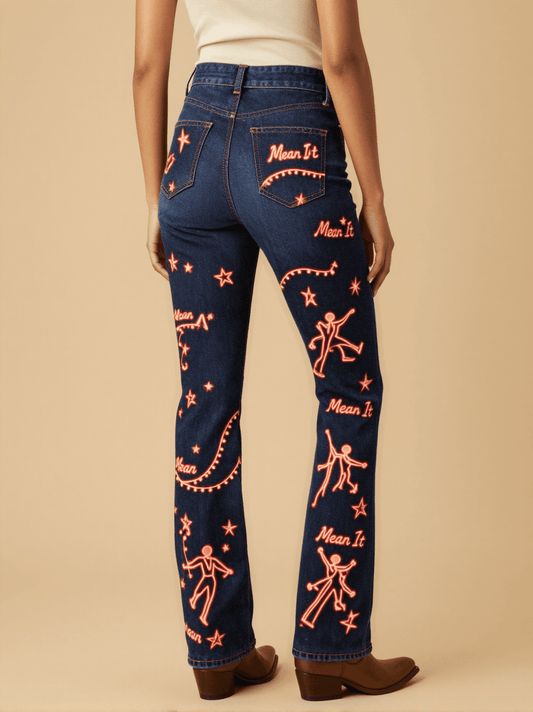 Dressed to Show Bootcut Jeans – Back View – Jessie
