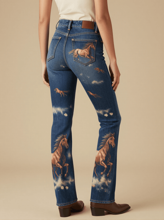 Mustang Spirit Bootcut Jeans – Back View – Jessie