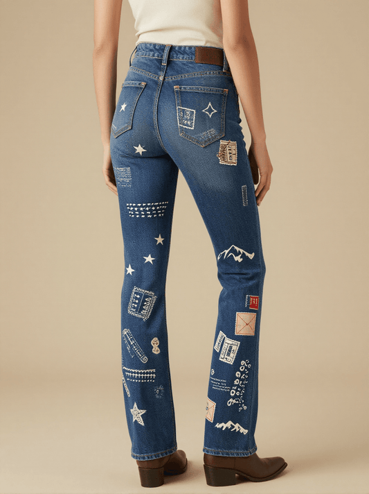 Star Route Bootcut Jeans – Back View – Jessie
