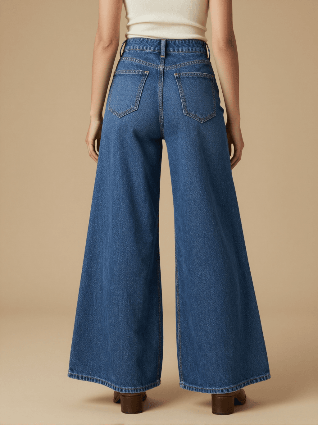 Still Standing__Blue RB-BOT05 – Back View – Mara – Blue Denim