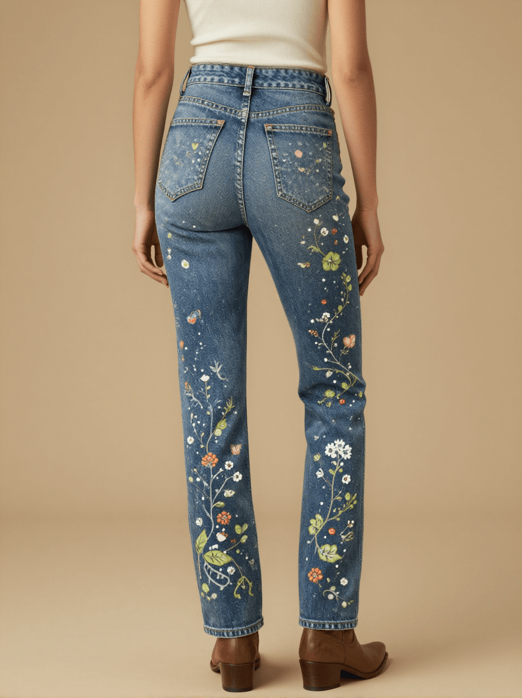 Homestead Vine RB-BOT17 – Back View – Jessie – Indigo
