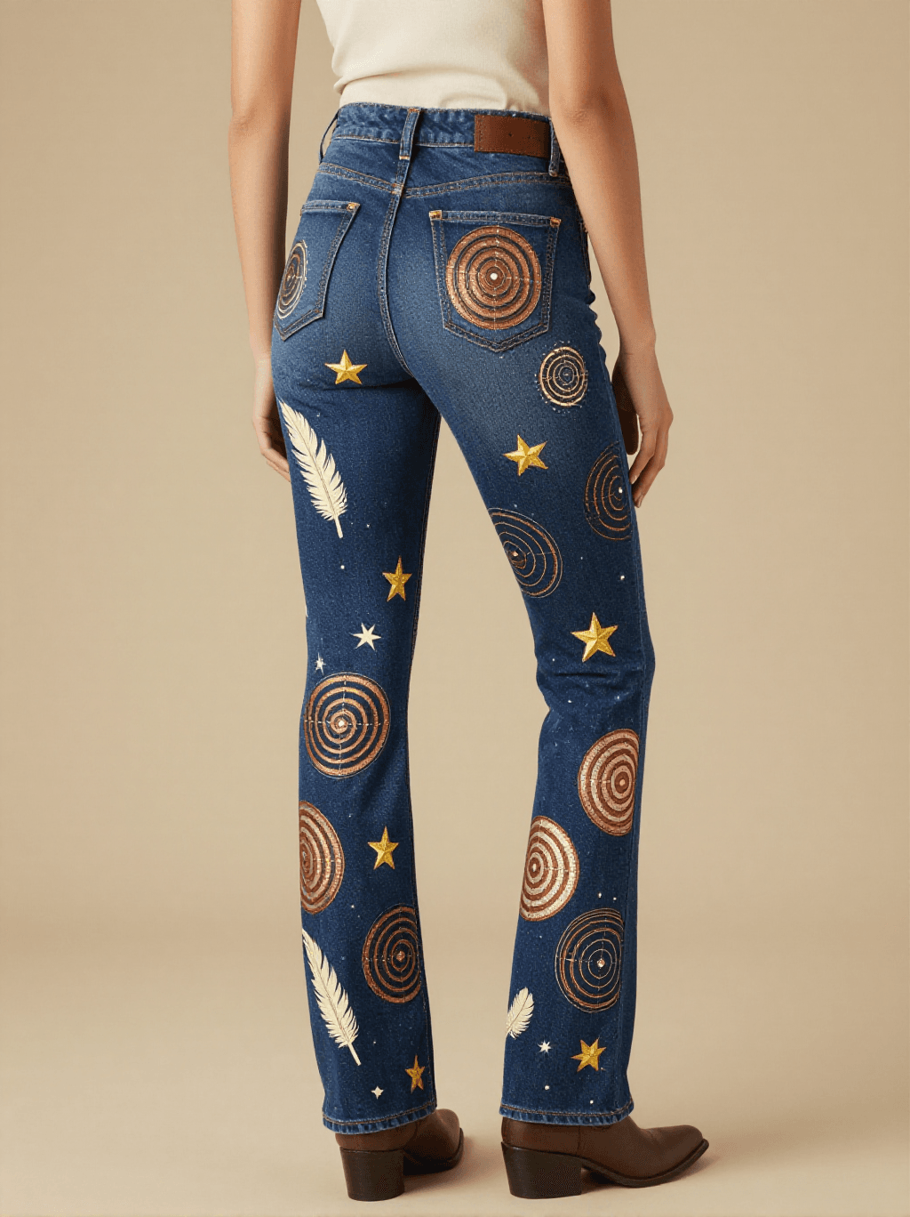 Annie's Arrow Bootcut Jeans – Back View – Jessie