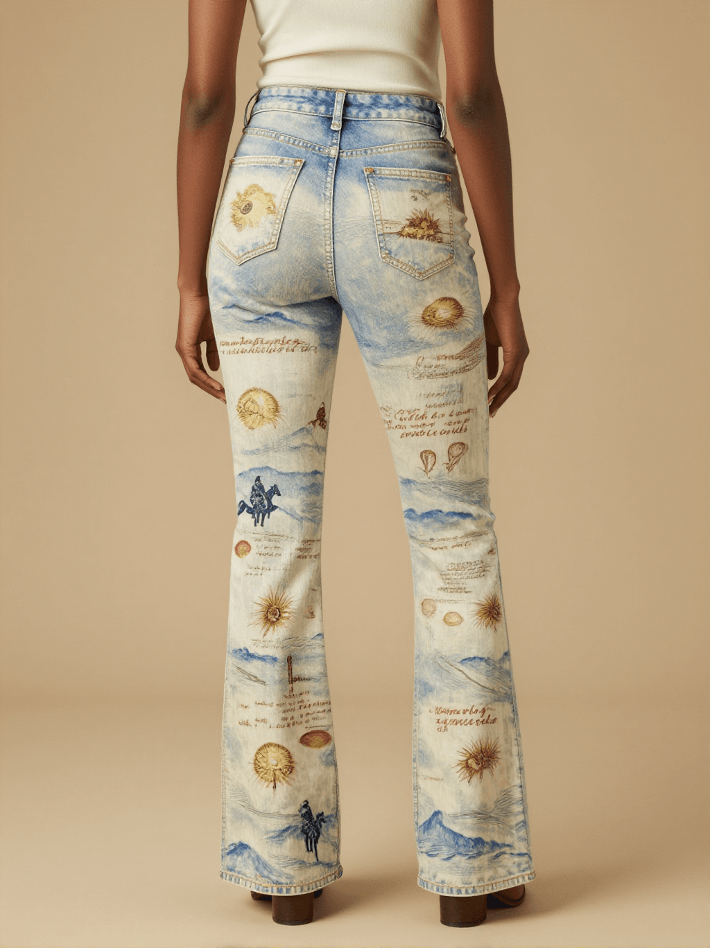 Tumbling Tumbleweeds RB-BOT04 – Back View – Amara – Indigo