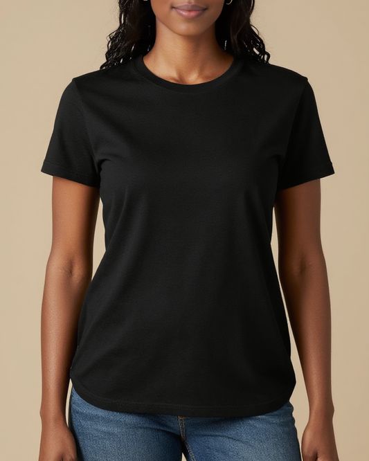 Rodeo Ready Washed Tee – Front View – Amara