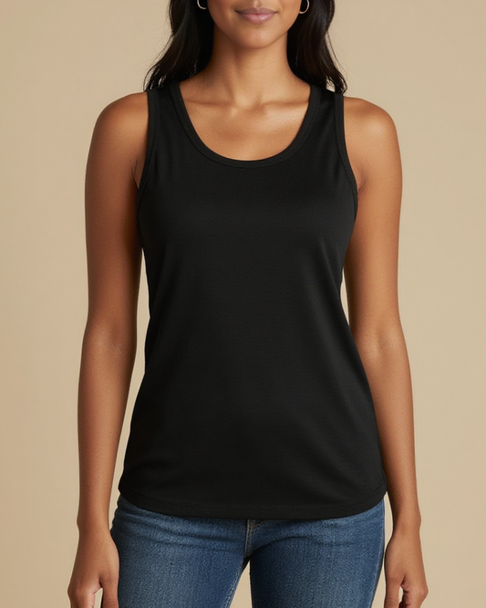 Monday Morning Talk Tank Top – Front View – Mara
