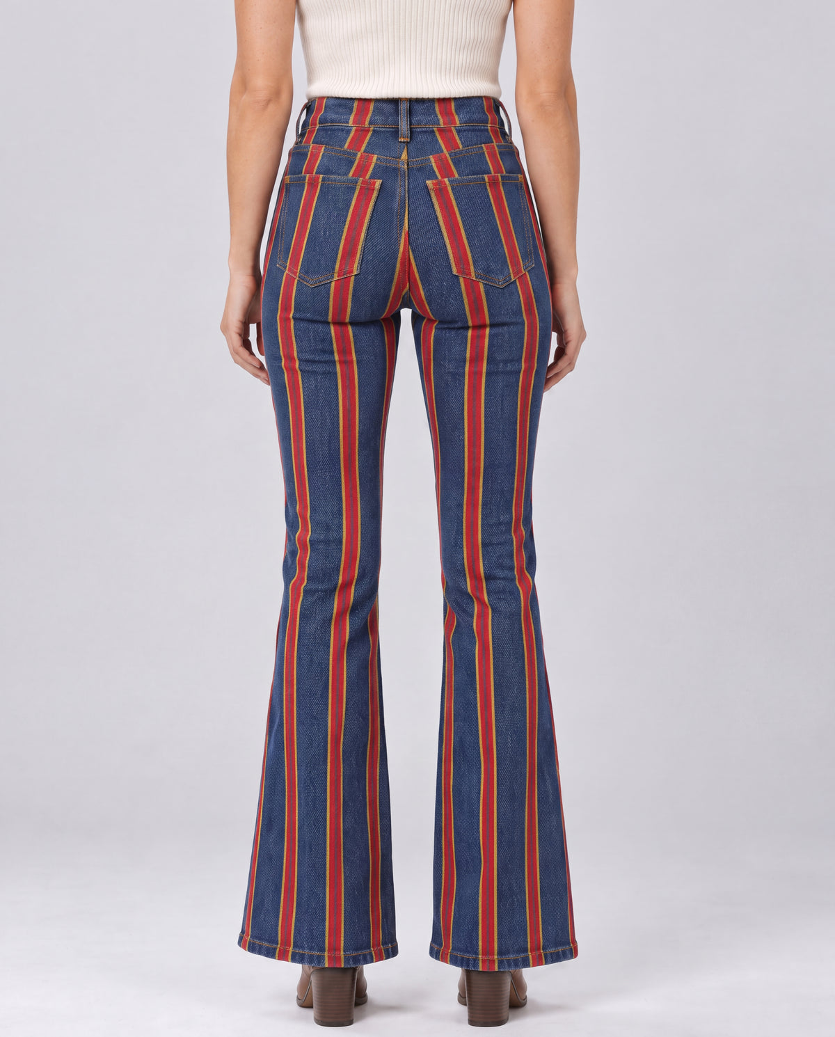 Canyon Stripe Bootcut Jeans