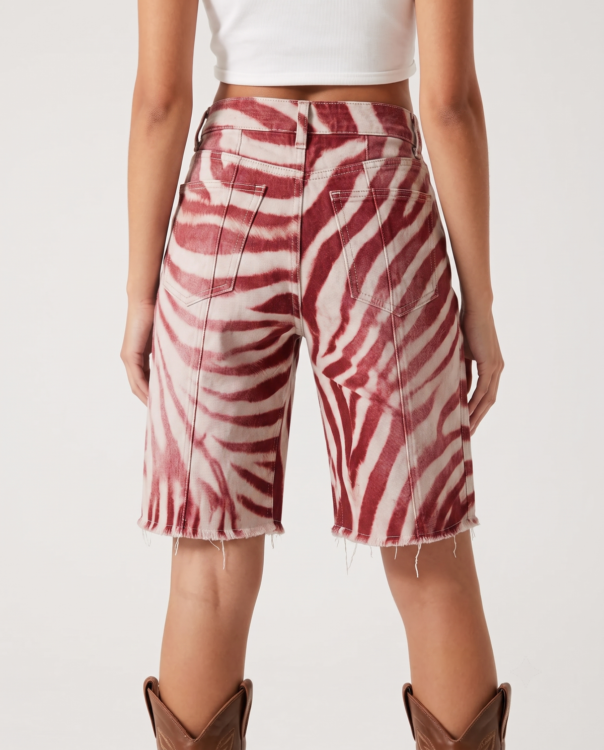 Faded Glory Knee-Length Denim Shorts