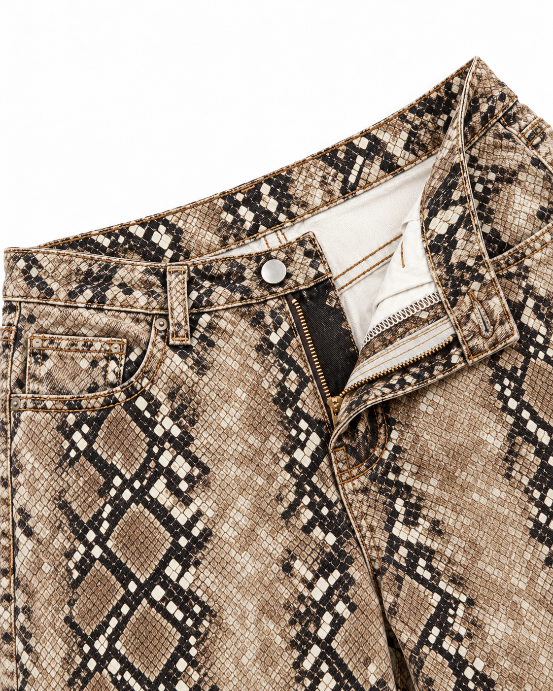 Desert Python Bootcut Jeans