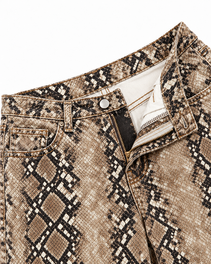Desert Python Bootcut Jeans