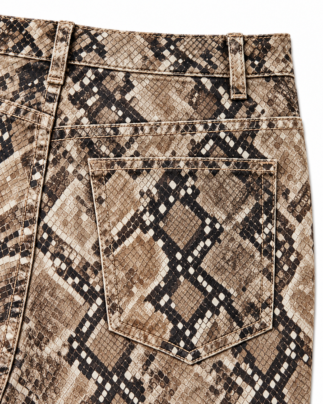 Desert Python Bootcut Jeans