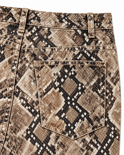 Desert Python Bootcut Jeans