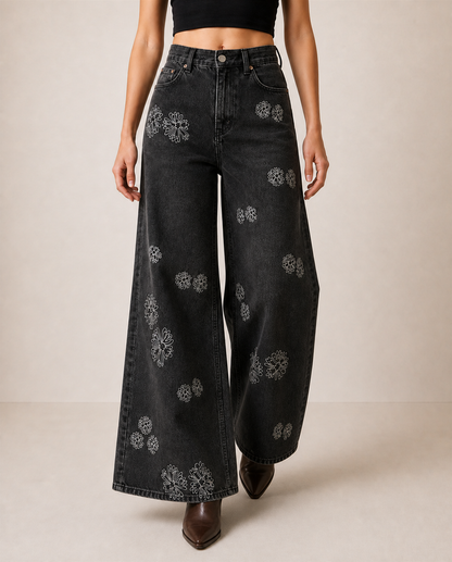 Desert Bloom Wide-Leg Jeans