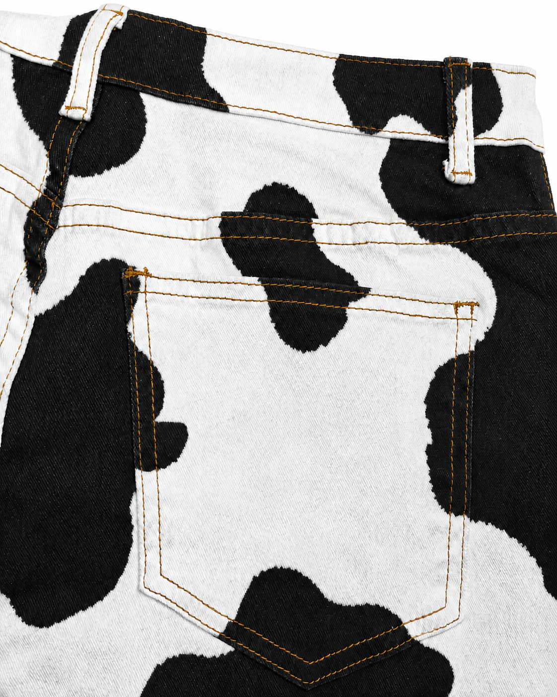 Black Cow Bold Bootcut Jeans