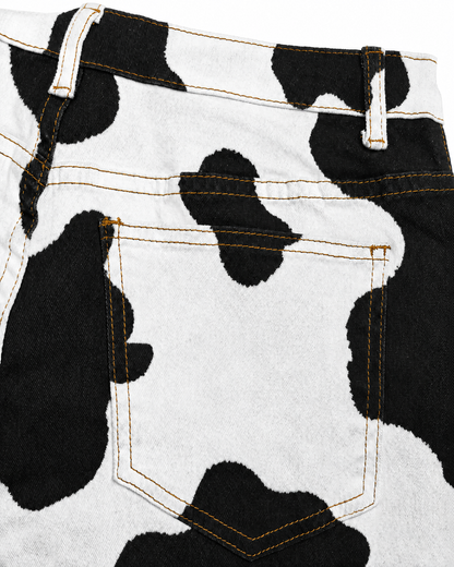 Black Cow Bold Bootcut Jeans