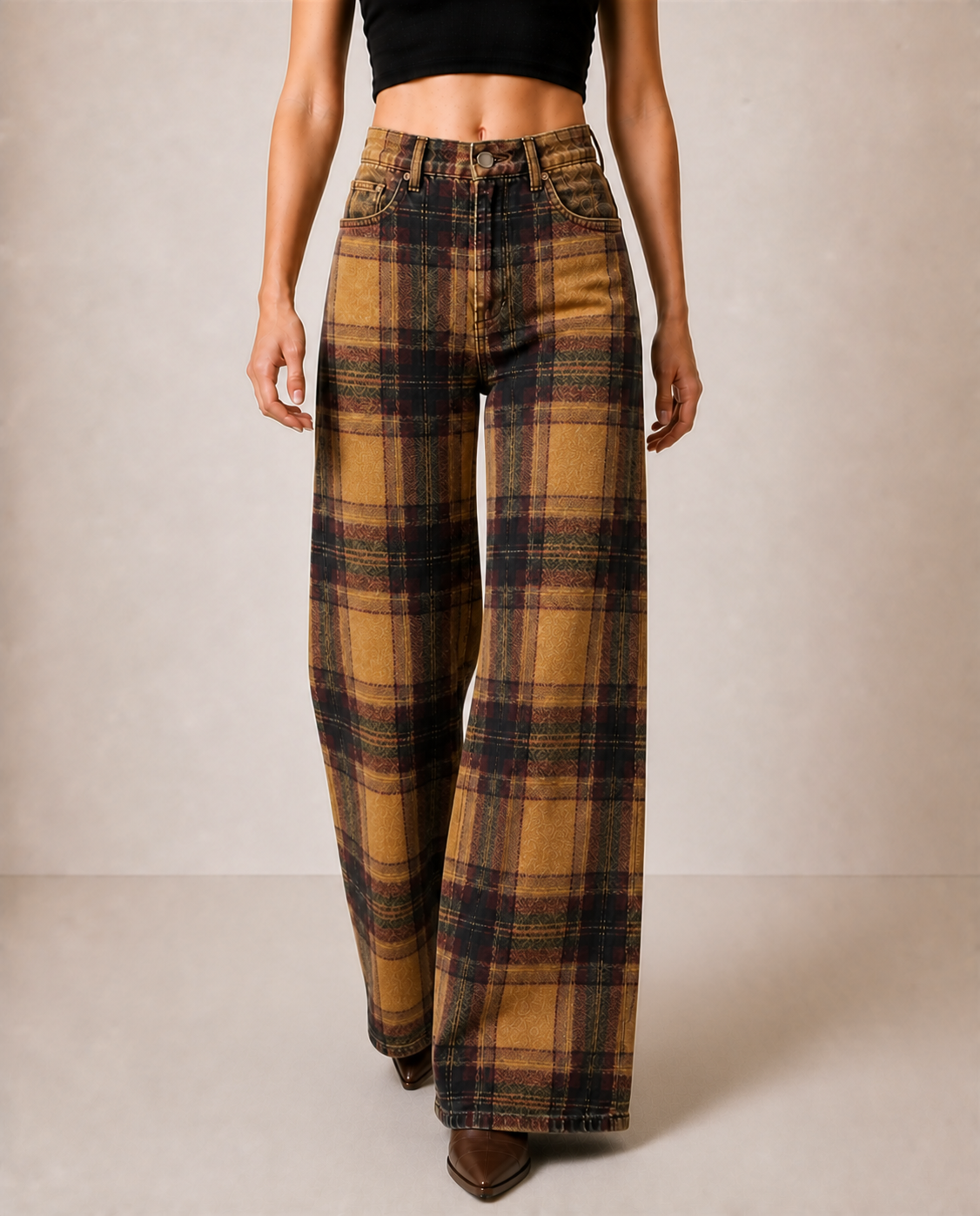 Prairie Rustler Wide-Leg Jeans
