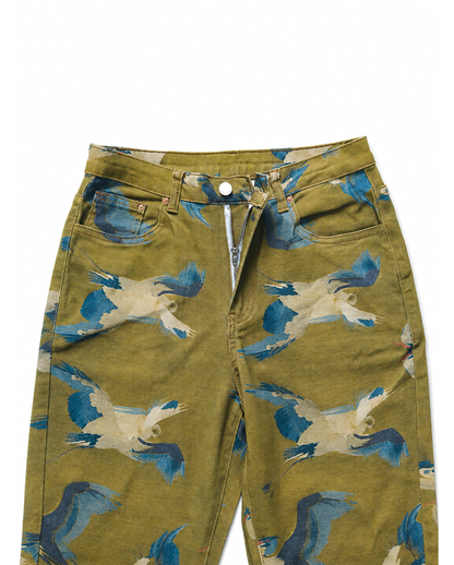 Herons of the Frontier Bootcut Jeans