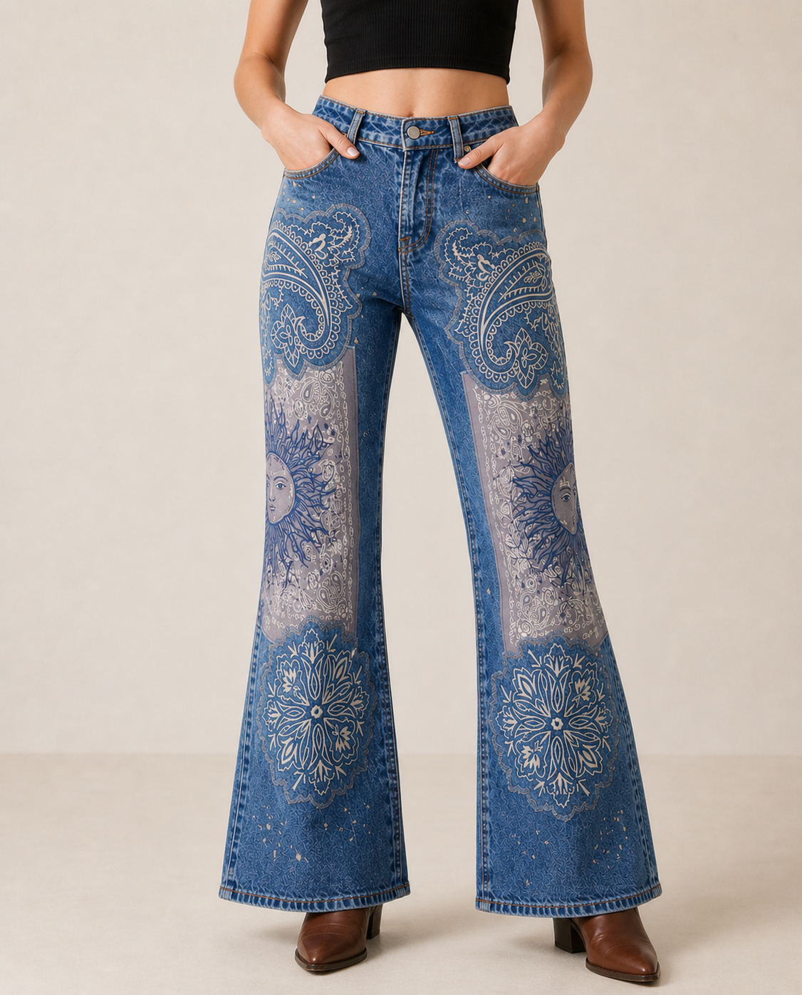 Sunset Serenade Bootcut Jeans
