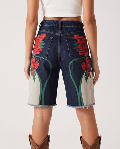 Canyon Bloom Dark RB-BOT08 – Back View – Riley – Dark Indigo