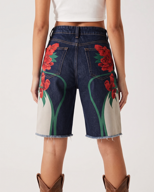 Canyon Bloom Dark RB-BOT08 – Back View – Riley – Dark Indigo
