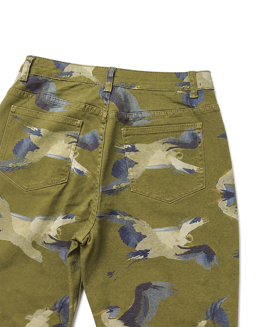 Herons of the Frontier Bootcut Jeans