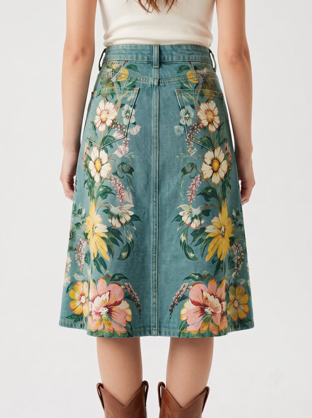 Prairie Spur RB-SKT03 – Back View – Riley – light blue wash