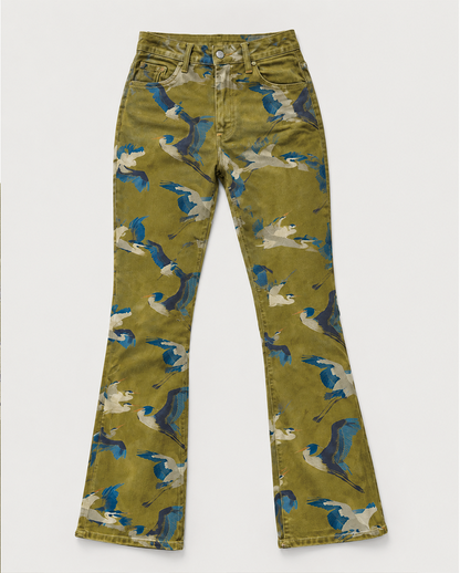 Herons of the Frontier Bootcut Jeans