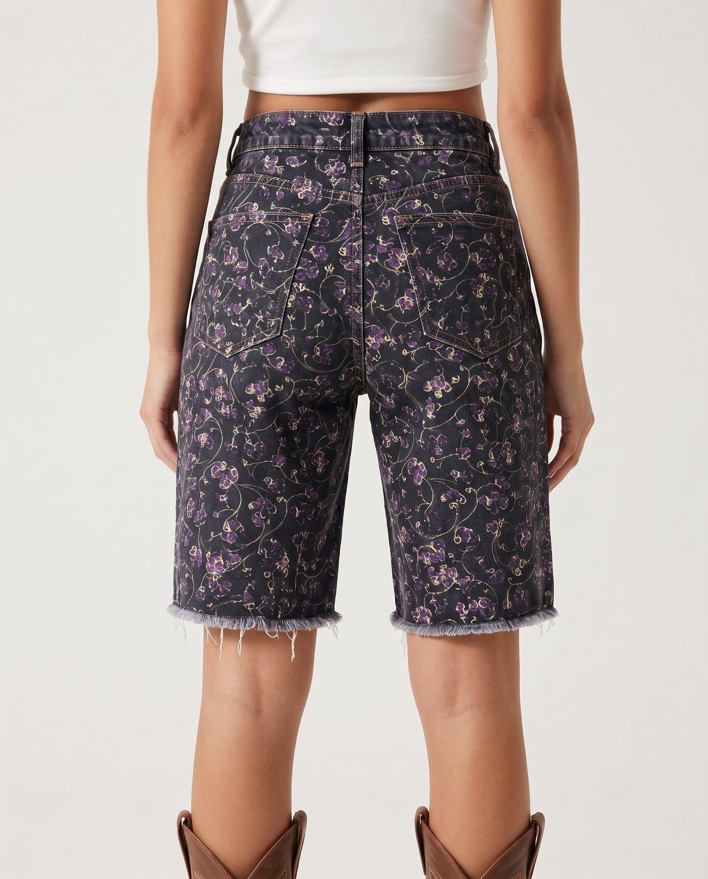 Thistle Spur RB-BOT08 – Back View – Riley – Dark Indigo