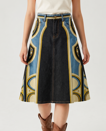 Desert Mirage Dark RB-SKT03 – Front View – Riley – Dark Indigo