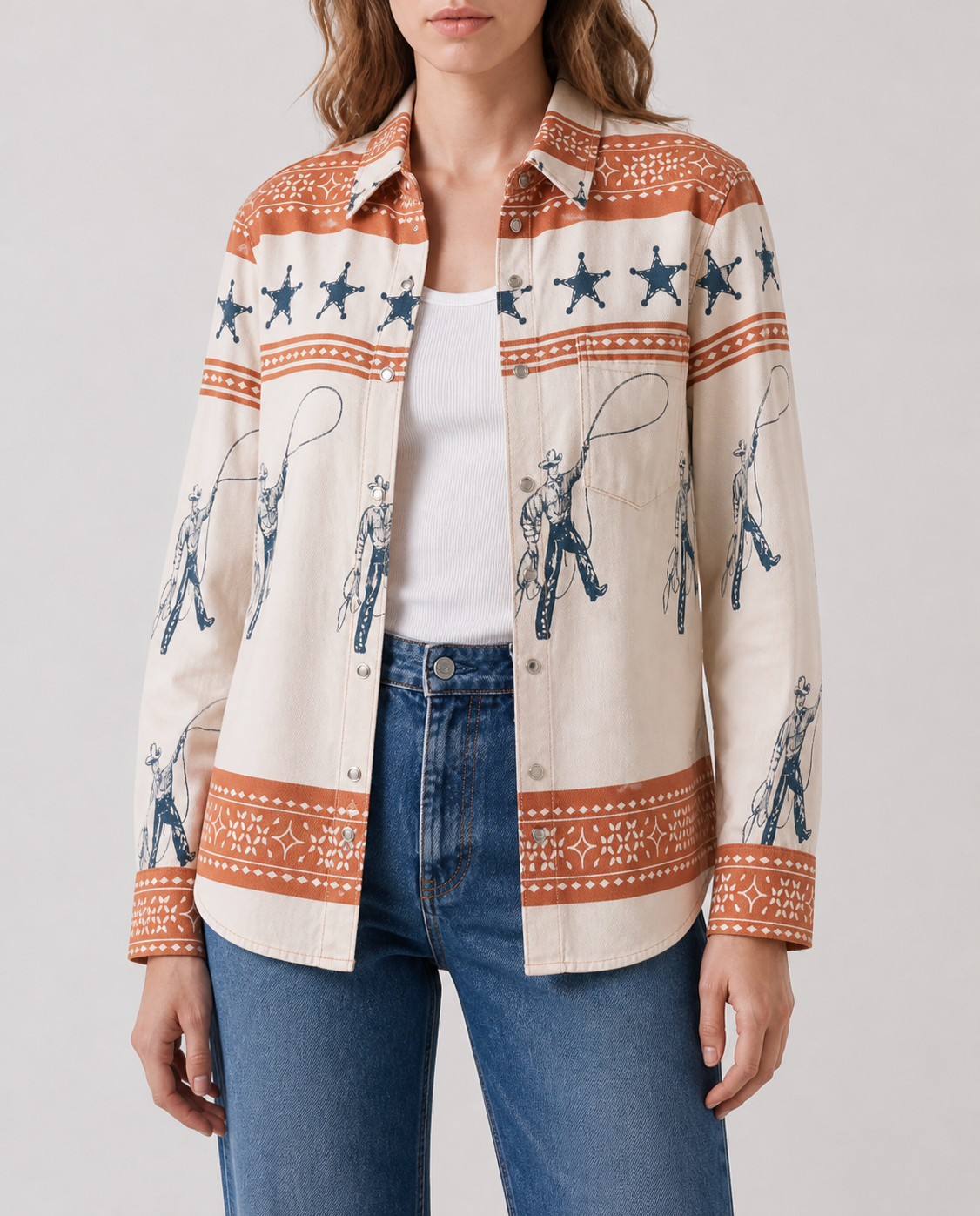Starlight Rodeo Long Sleeve Denim Shirt