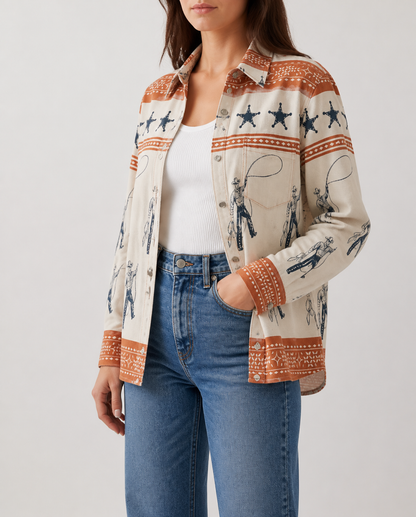 Starlight Rodeo Long Sleeve Denim Shirt