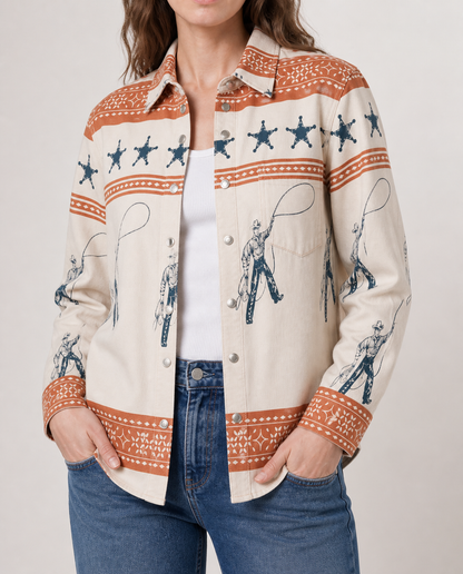 Starlight Rodeo Long Sleeve Denim Shirt