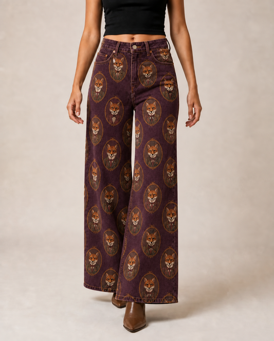 Fox Hollow Wide-Leg Jeans