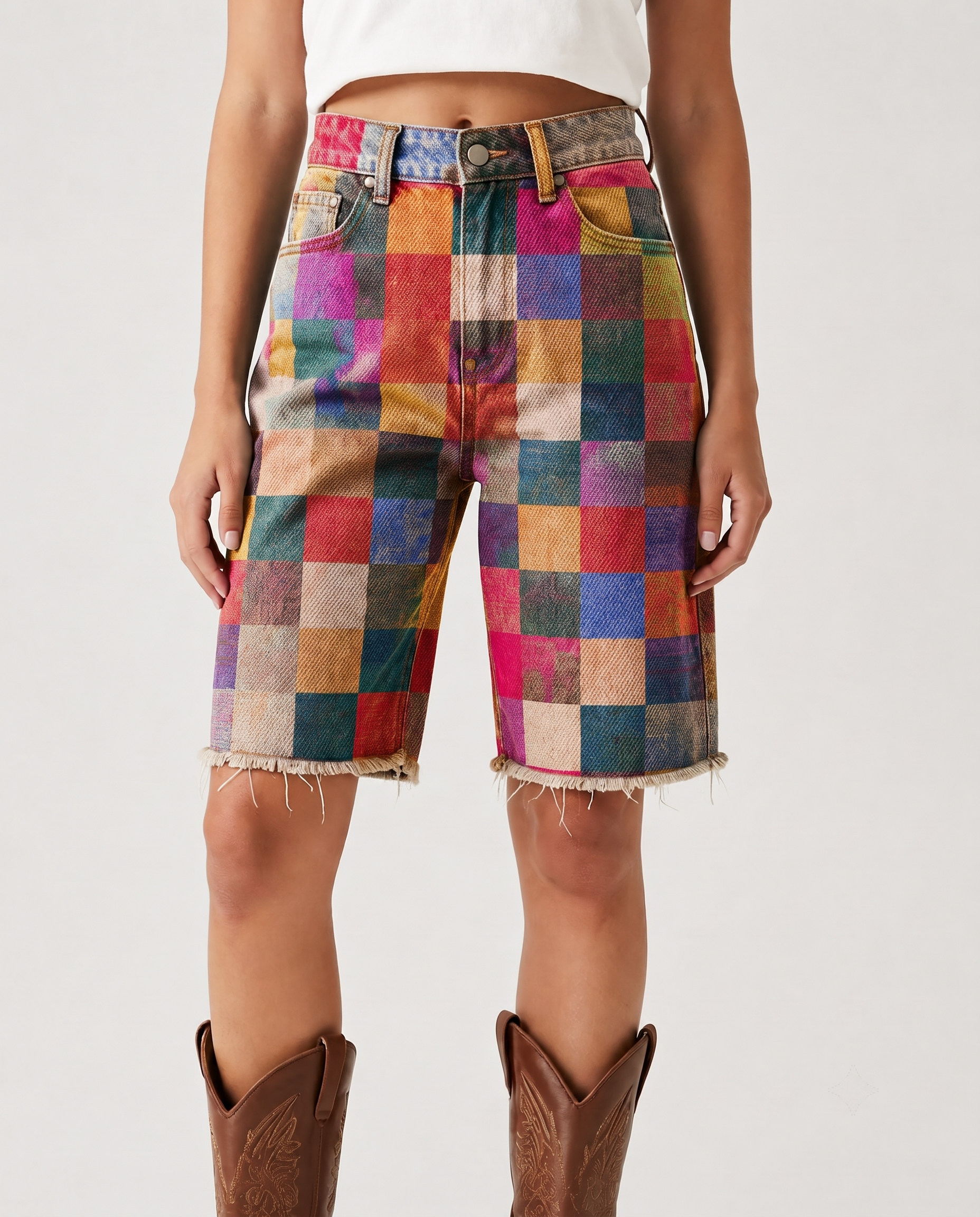 Mesa Mosaic RB-BOT08 – Front View – Riley – Multicolor Patchwork