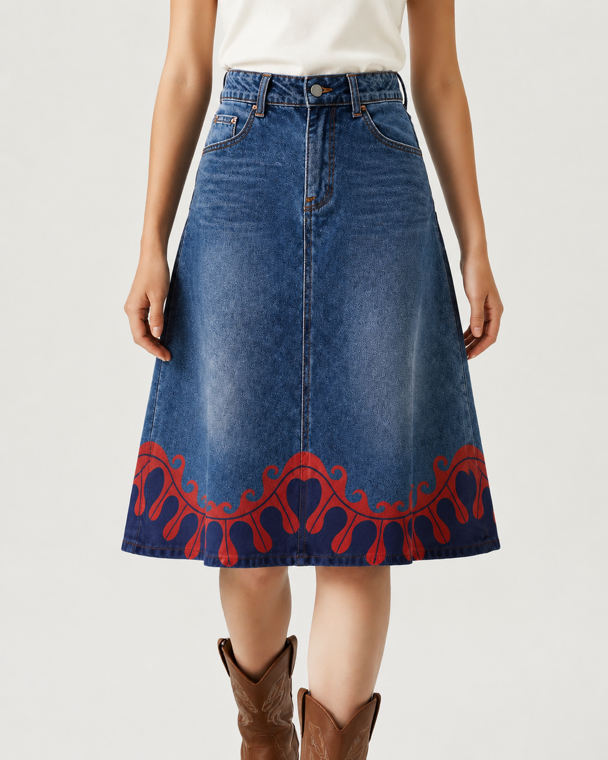 Rodeo Ripple RB-SKT03 – Front View – Riley – Medium Blue