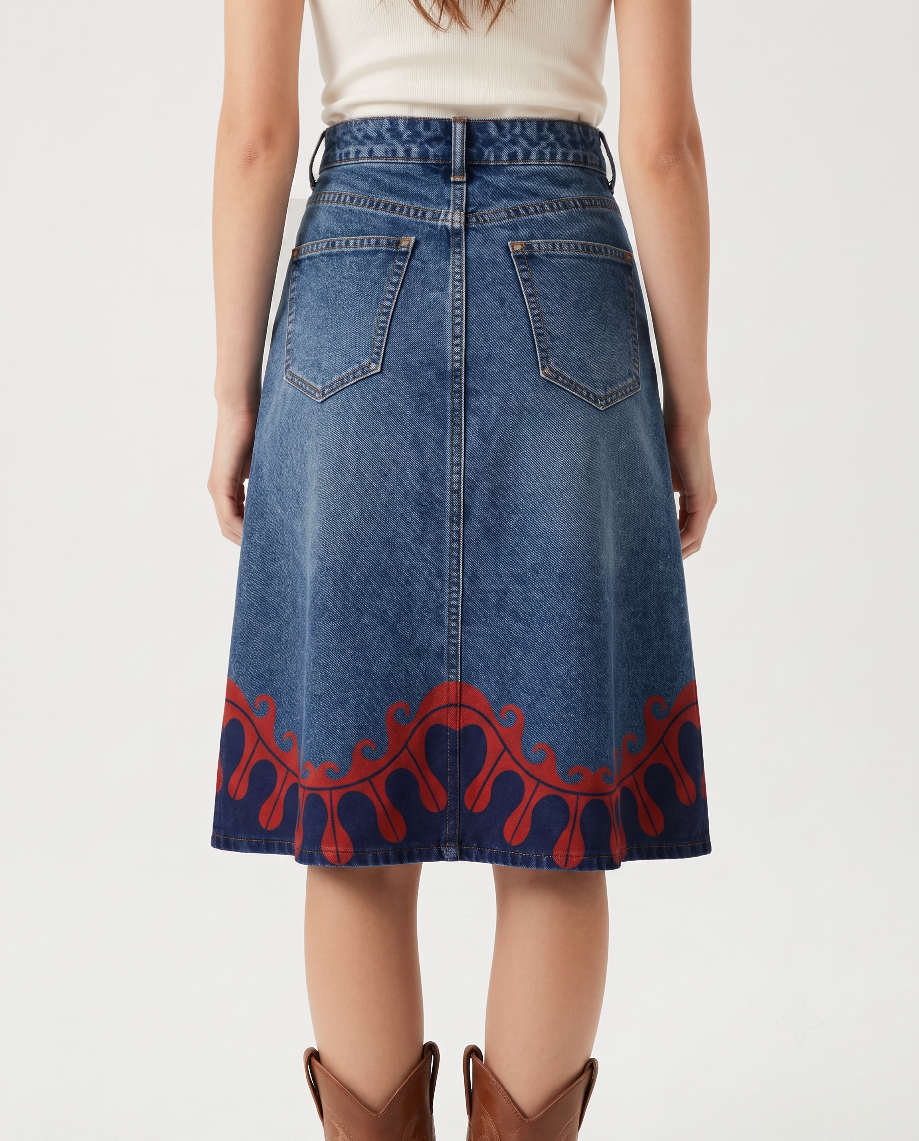 Rodeo Ripple RB-SKT03 – Back View – Riley – Medium Blue