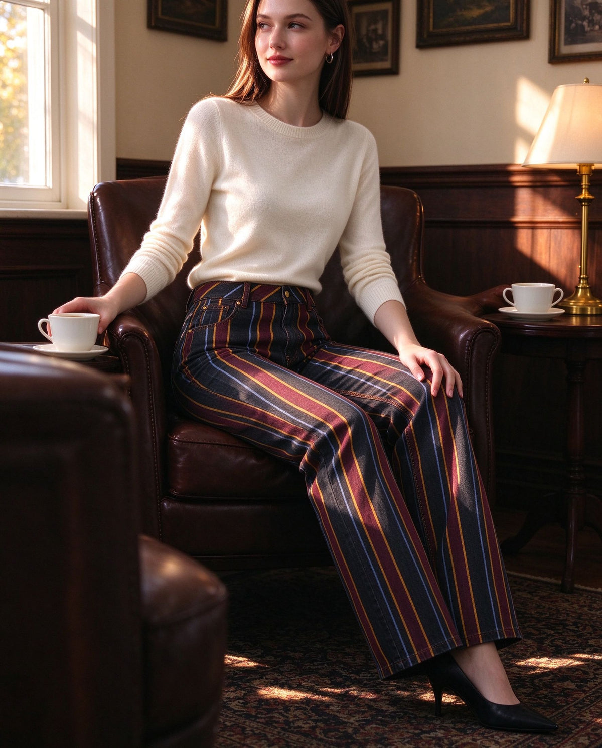 Midnight Rodeo Stripe Bootcut Jeans