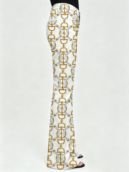 Rodeo Chain Link Flare Jeans