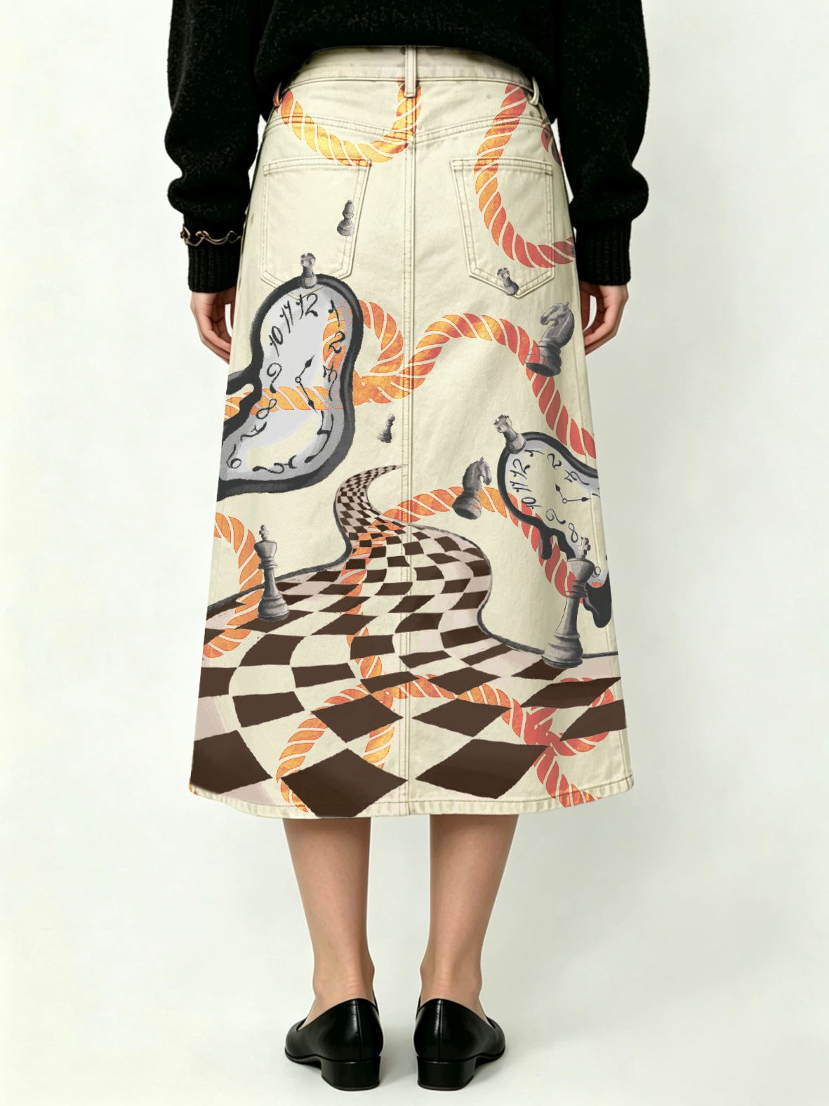 Rodeo Dream Ankle-Length Denim Skirt