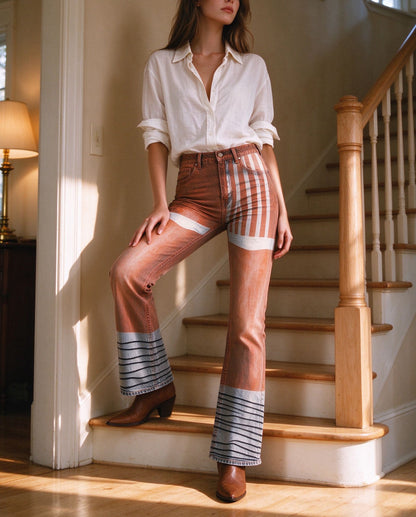Canyon Bandana Bootcut Jeans