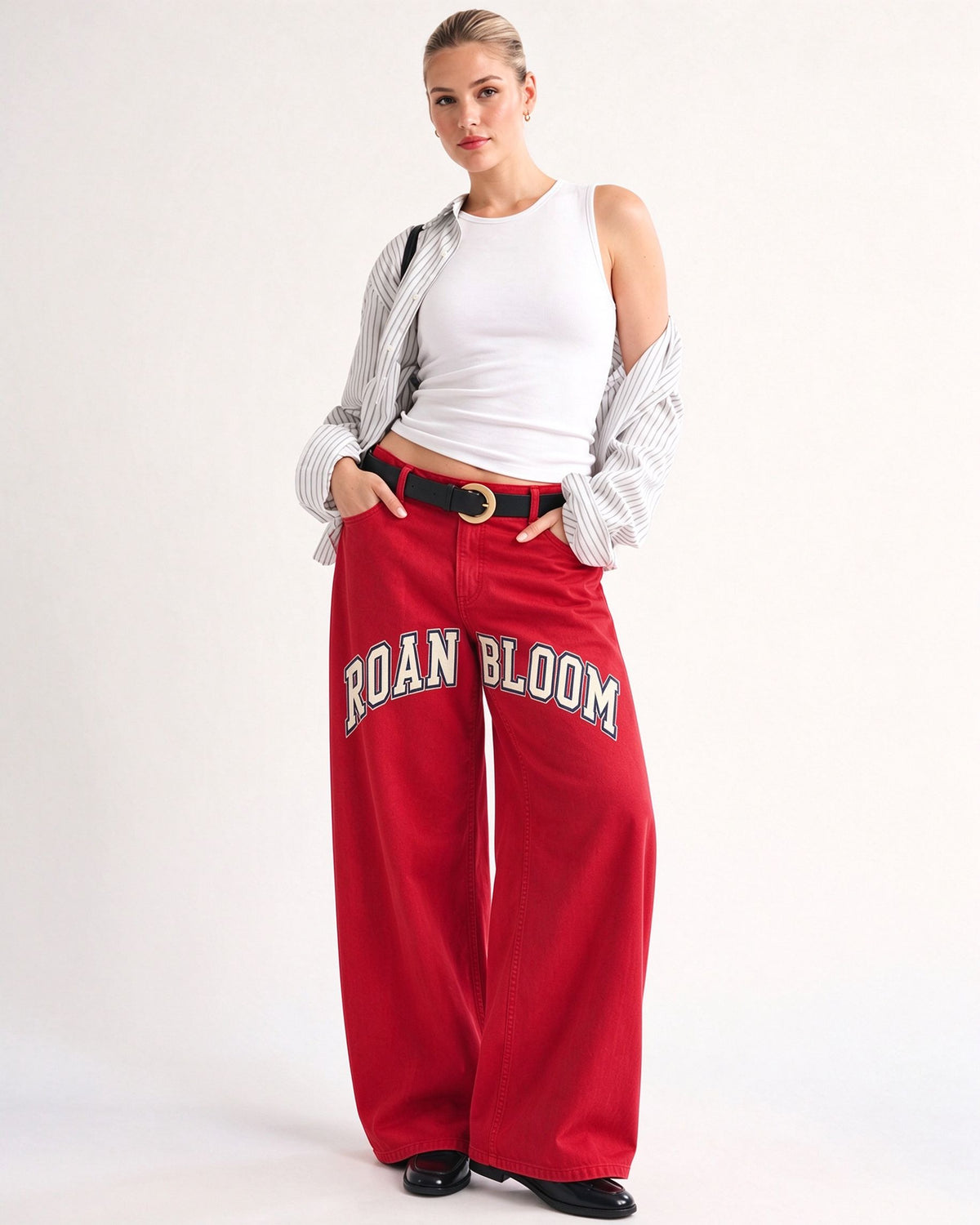 Rodeo Bandana Bloom Wide-Leg Jeans