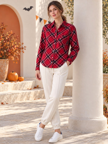 Rodeo Rust Long Sleeve Denim Shirt
