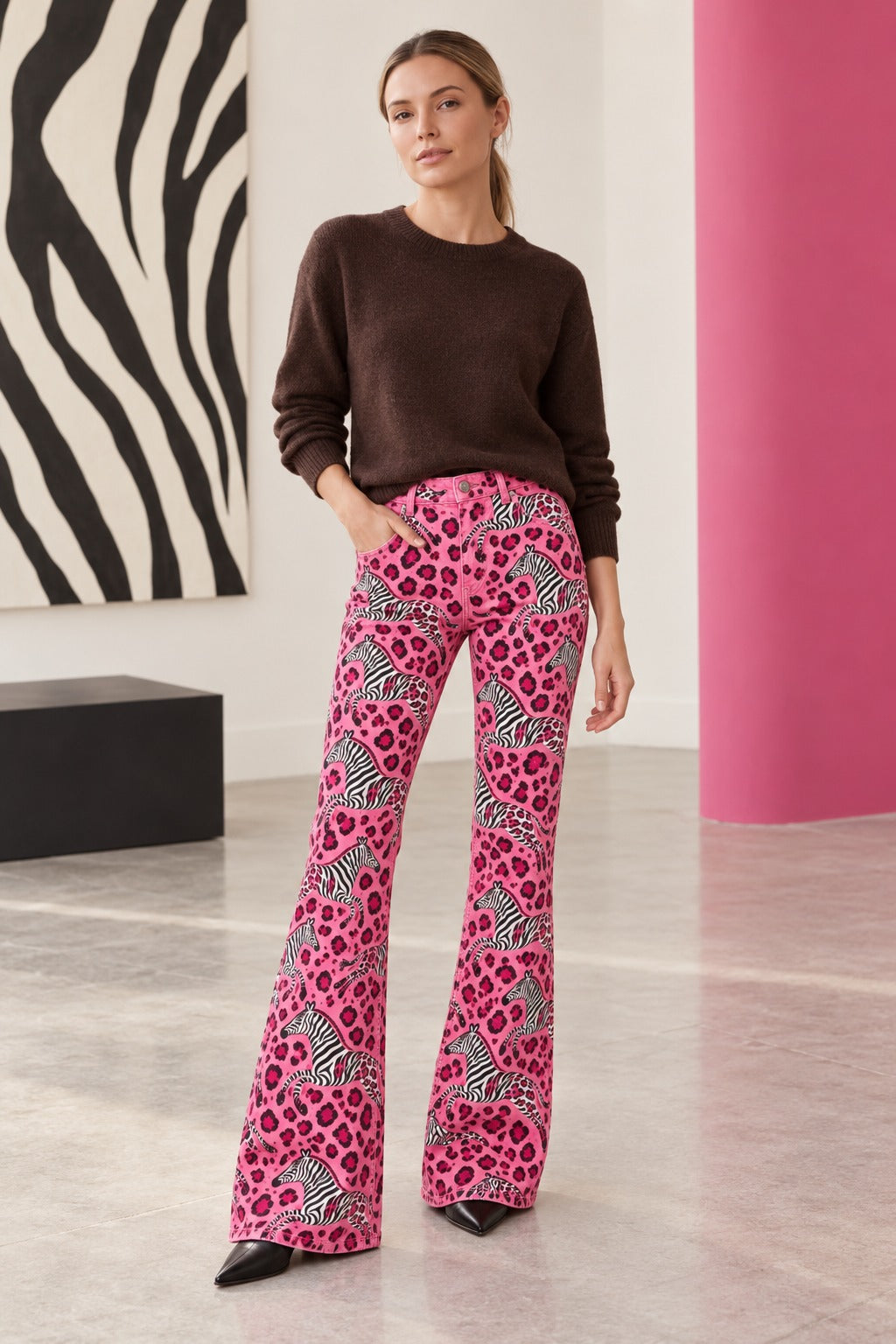 Wild Safari Flare Jeans