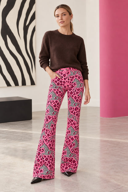Wild Safari Flare Jeans