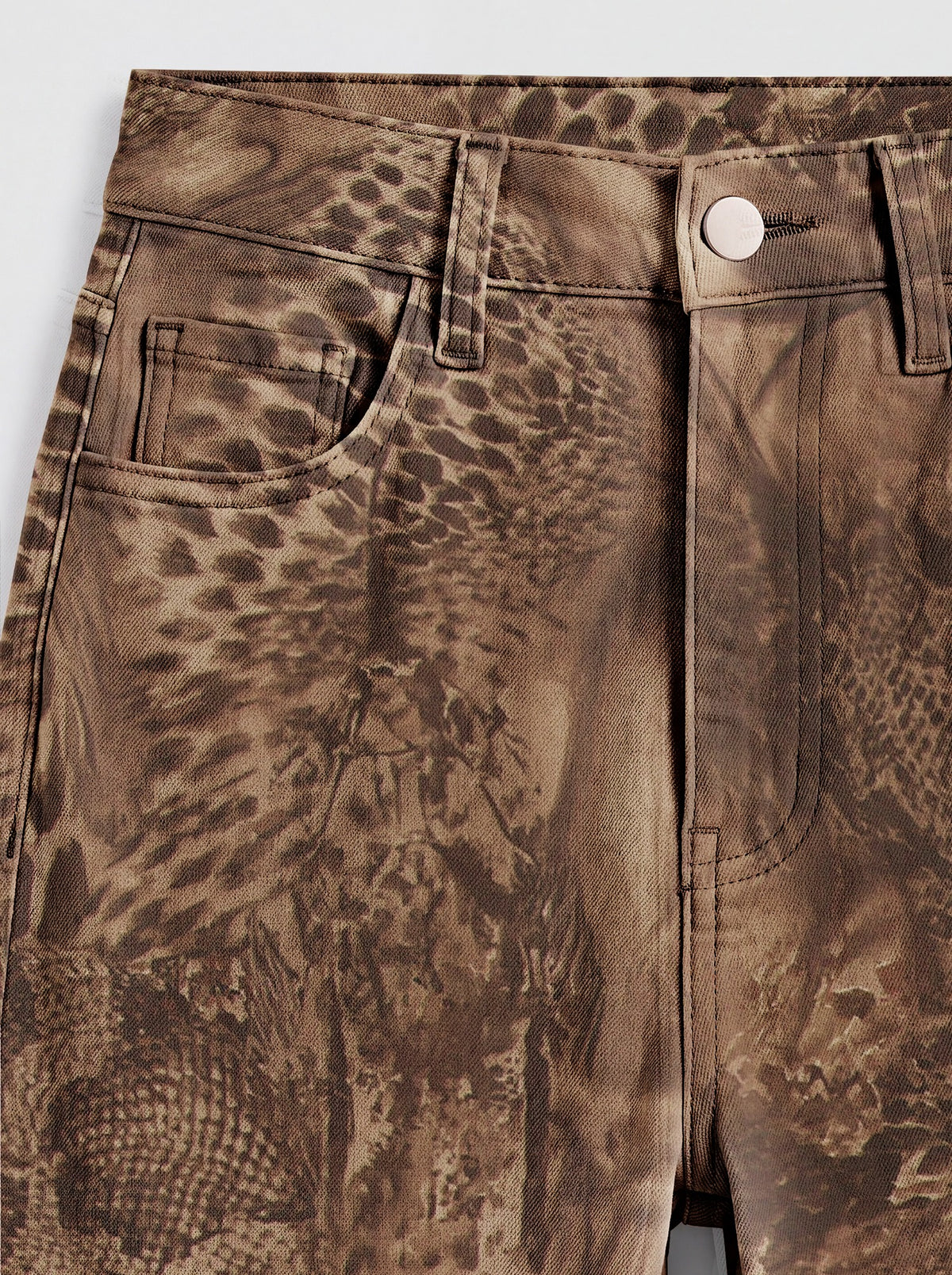 Rattlesnake Patchwork Bootcut Jeans